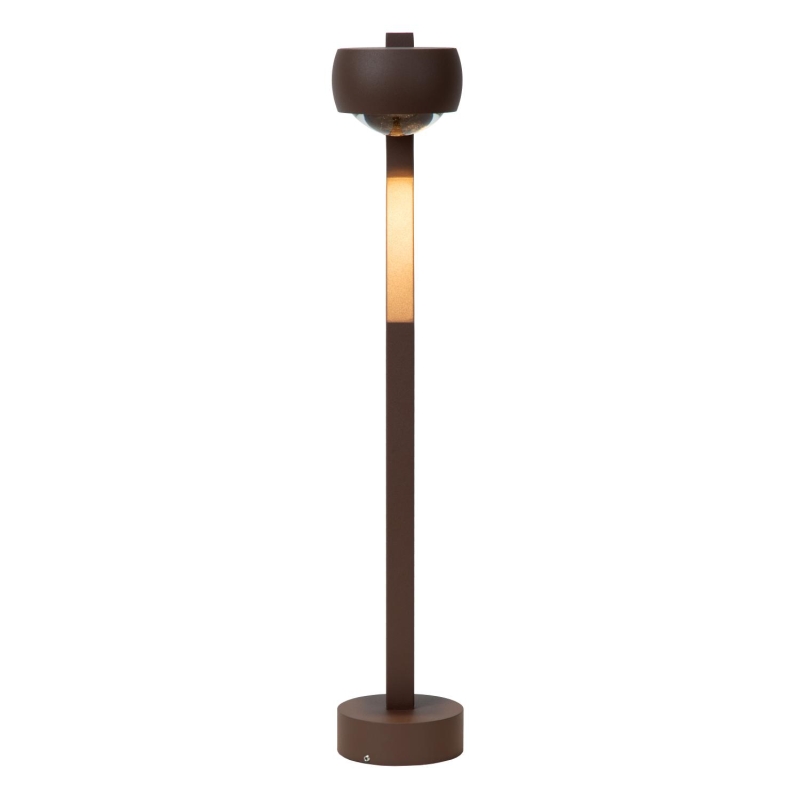 Lucide ESTAL - Bollard light - LED - 1x9W 2700K - IP54 - Rust Brown